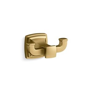 Kohler 27411-2MB RIFF Bathroom Towel Holder, Vibrant Brushed Moderne Brass