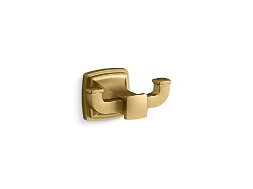 Kohler 27411-2MB RIFF Bathroom Towel Holder, Vibrant Brushed Moderne Brass