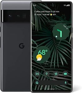 google - pixel 6 pro - 128gb - stormy black - t-mobile (renewed)