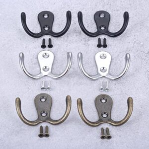 KBREE 2 Sets Hook Wall/Door Hanger/Screw mask Holder 55mm