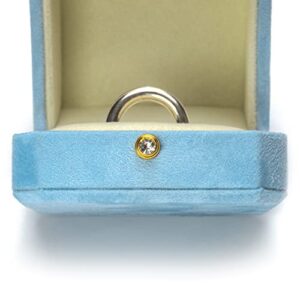 Ring Box with LED Light Blue Reusable & Protective Ring Holder to Make Your Proposal Memorable with This Engagement Ring Box with Designated Ring Light To Make Your Ring Shine by Cotea