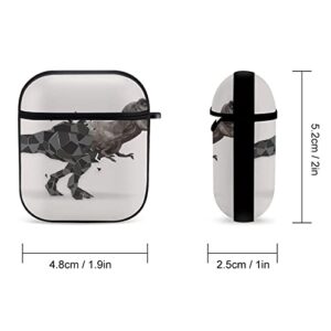 Airpods Case Dinosaur Illustration Airpod Hard Case Cover Headphone Cases for Apple Airpods1 Airpods2