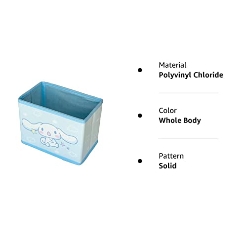 Daina Cinnamoroll Collapsible Storage Bin, Cute Storage Box Foldable Baskets Kawaii Office Desk Organizer Cute Room Decor