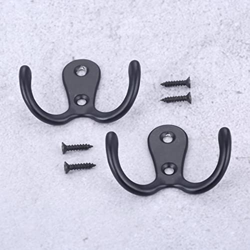 KBREE 2 Sets Hook Wall/Door Hanger/Screw mask Holder 55mm