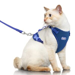 supet cat harness and leash for walking escape proof, adjustable harness for cats, easy control small cat harness for medium large kitten and dogs