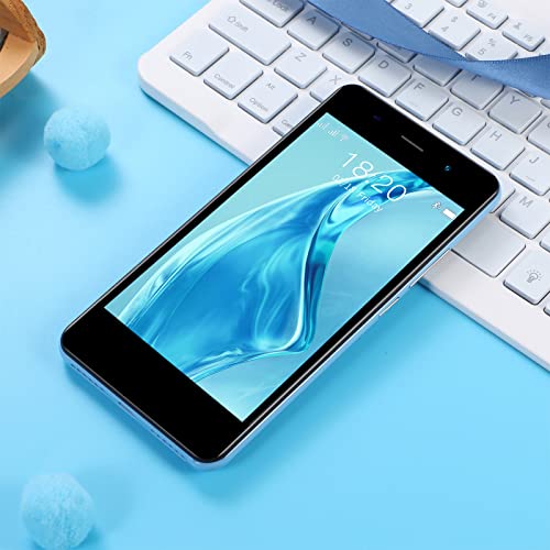 Unlocked Cell Phones, 12 Pro Android 5.1 Smart Phone HD Full Screen Phone, Dual SIM Smartphones, 2+8GB RAM 5.0inch Face ID Mobile Best for Father Childrens (Blue)