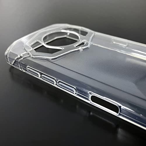 Ytaland for DOOGEE S98 / S98 Pro case, Crystal Clear Soft Silicone Shockproof TPU Transparent Bumper Protective Phone Case Cover