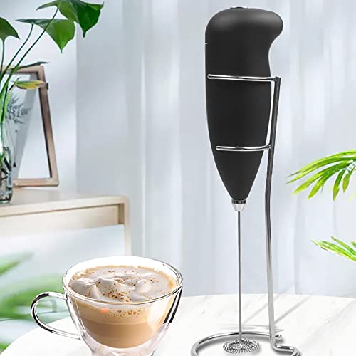 Milk Frother (Without Stand) - Handheld Egg Mixer Whisk, Milk Foamer Frother, Mini Blender for Coffee, Coffee, Frappe, Latte, Matcha, Budget No Stand MF282 - Pink