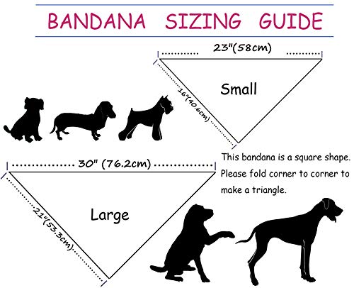 ARING PET Dog Bandana-Summer Girl and Boy Dog Bandanas, Green Dogs Scarf Adorable Tie Dye Dog Triangle Bibs for Small to Large Dogs and Cats