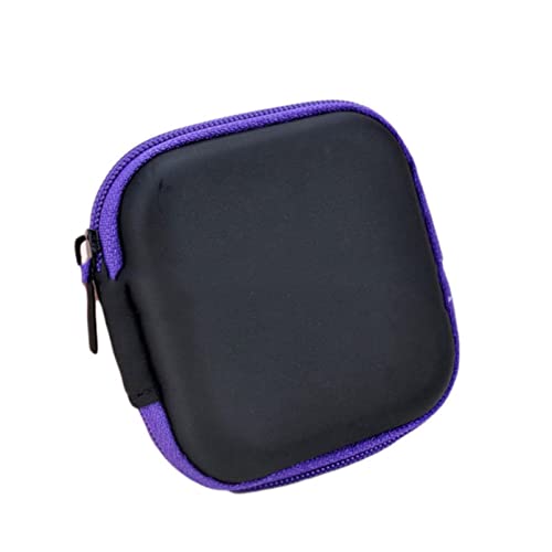 Earphone Case Headphone Case, 5pcs Pouch Headphones Travel Organizer Case Earphone Storage Box Earbuds Carrying Pouch Random Color USB Headset Square Reader Case