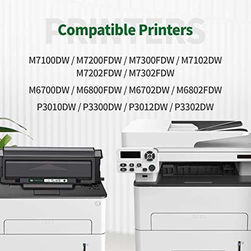 JINTUM TL-410 Compatible Toner Cartridge Replacement for Pantum TL410 TL-410H TL-410X for M7102DW P3012DW M6800FDW M7100DW M7200FDW M6802FDW M7102DN M7202FDW (1 Black)