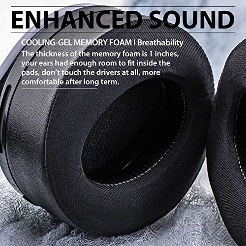 PS5 Earpads Replacement Ear Pads for Playstation 5 Pulse 3D PS5 Headset - PS5 Ear Cushions/Ear Cups (Sport Cooling Gel)