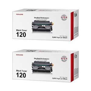 crg-120 120 black toner cartridge compatible toner cartridge replacement for canon 120 crg-120 work with imageclass d1120 d1550 d1150 d1320 d1350 d1520 d1100 d1370 mf6680dn mf417dw printer (2 black)