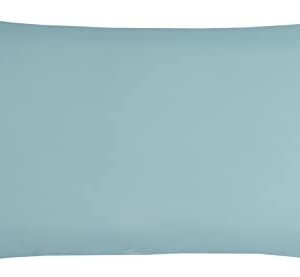 Waverly Pillows Solid Washable Indoor/Outdoor Turquoise 12" x 21" Throw Pillow