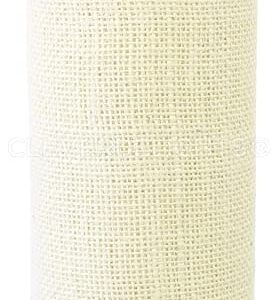 CleverDelights 6" Ivory Burlap Roll - Finished Edges - 10 Yards - Jute Burlap Fabric