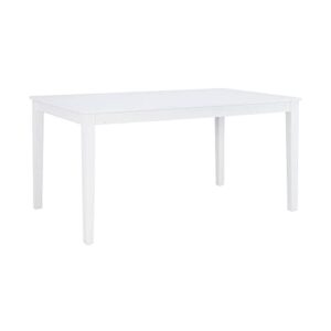 powell classic white walker dining table