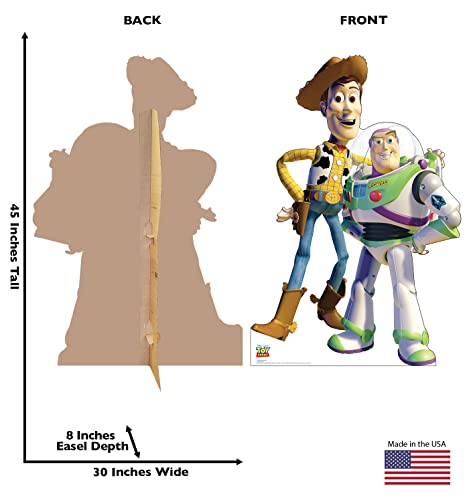 Cardboard People Buzz and Woody Refresh Cardboard Cutout Standup - Disney Pixar's Toy Story