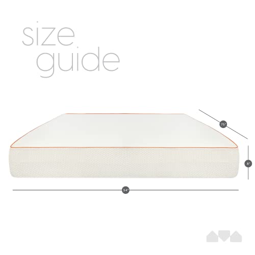 Milliard 8 Inch Memory Foam Firm Mattress with Breathable, Soft and Washable Cover | CertiPUR-US Certified | Bed-in-a-Box | Pressure Relieving, Full