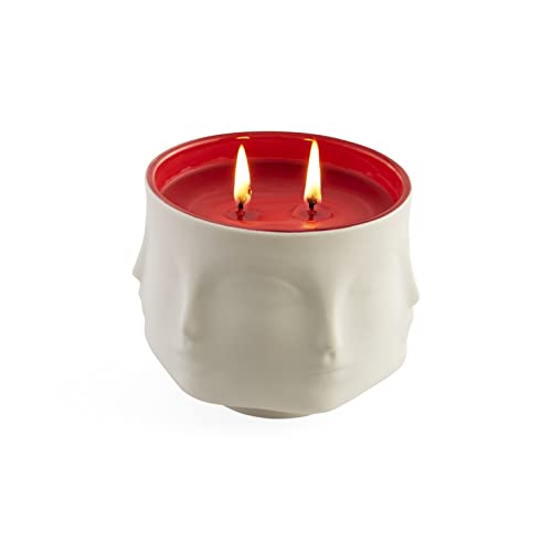 Jonathan Adler Muse Couleur Tomate Candle, White/Red