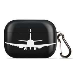 case cover for airpods pro flight airplane silhouettes full body protection case earphone earset case hard pc cover