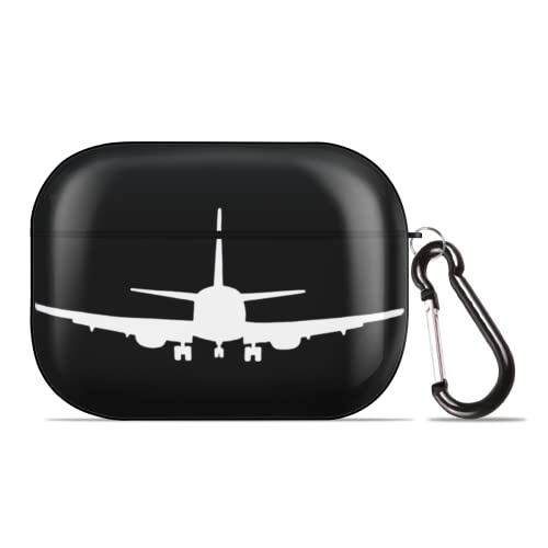 Case Cover for AirPods Pro Flight Airplane Silhouettes Full Body Protection Case Earphone Earset Case Hard PC Cover