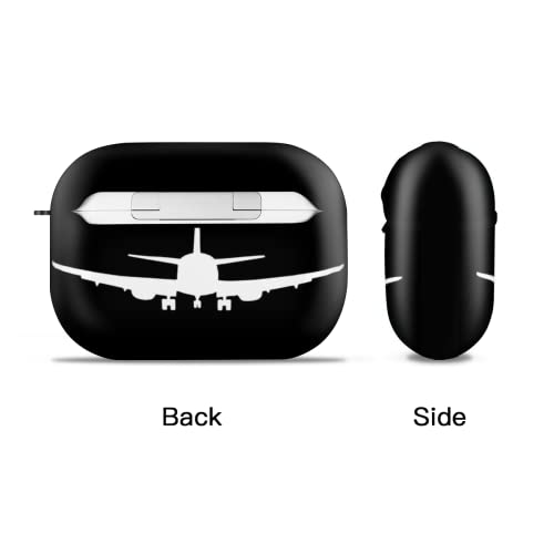 Case Cover for AirPods Pro Flight Airplane Silhouettes Full Body Protection Case Earphone Earset Case Hard PC Cover