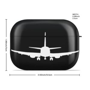 Case Cover for AirPods Pro Flight Airplane Silhouettes Full Body Protection Case Earphone Earset Case Hard PC Cover