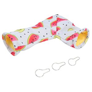 hamster tunnel bed,funny hamster corner hideaway tunnel fruit pattern small pet tunnel toy for ferret rat chinchillas hammock sleeper cage accessories