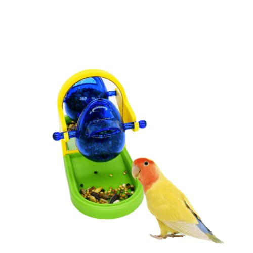 Bird Intelligence Toy, Parrot Feeder Toy Supplies Fun Training Leaking Food Items Budgie Cockatiel Foraging Development Intelligence Bird Toy(Color Randomly) (B)