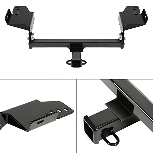 HECASA Class 3 Black 2" Trailer Hitch Receiver Compatible with 2013-2019 Ford Escape SEL SE S Titanium