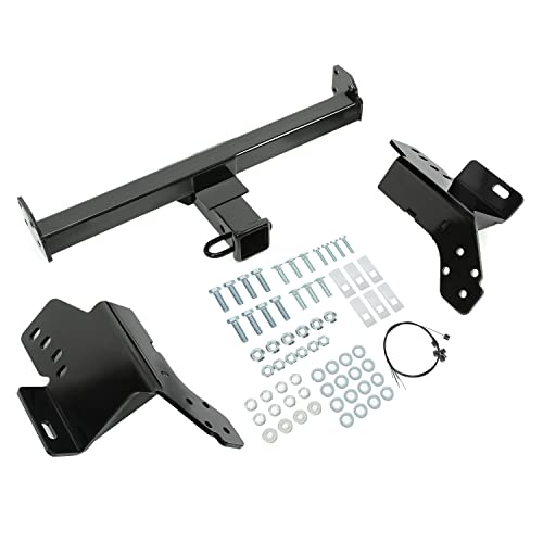 HECASA Class 3 Black 2" Trailer Hitch Receiver Compatible with 2013-2019 Ford Escape SEL SE S Titanium