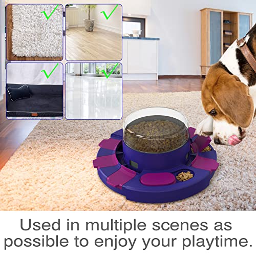 KADTC Dog Puzzle Toy Dogs Brain Stimulation Mentally Stimulating Toys Beginner Puppy Treat Food Feeder Dispenser Advanced Level 2 in 1 Interactive Games for Small/Medium/Large Aggressive Chewer Gift A