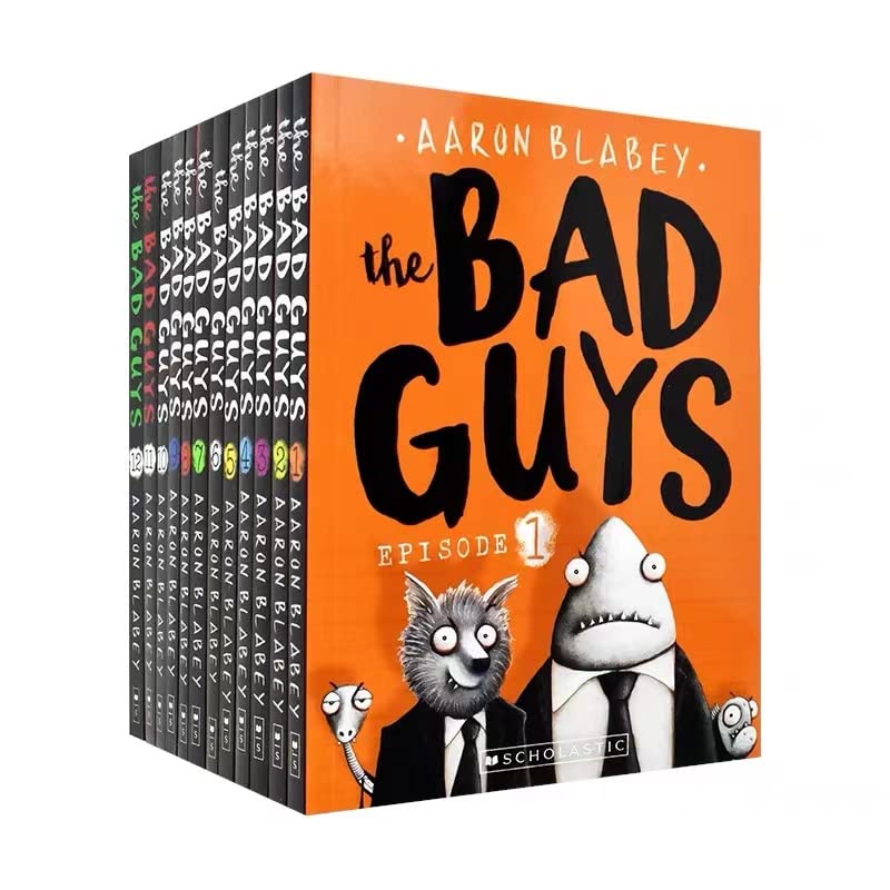 FANCYBEAUTY A Library of Bad Guy 1-12 Books Set