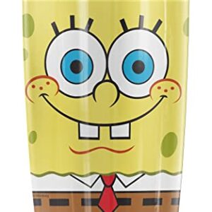 Logovision Spongebob Dual Face Stainless Steel 20 oz Travel Tumbler, Vacuum Insulated & Double Wall with Leakproof Sliding Lid