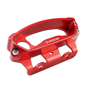 nicecnc red speedo guard 6061-t6 billet aluminum laser cutting compatible with beta rr all models 2020-2022, xtrainer 2020-2022