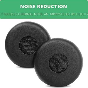 TaiZiChangQin Upgrade Ear Pads Ear Cushions Replacement Compatible with Jabra HSC016 HSC017 HSC018W HSC012 Headphone (Protein Leather Earpads)