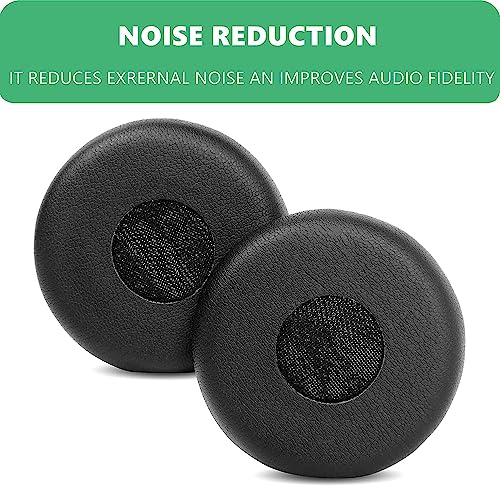 TaiZiChangQin Upgrade Ear Pads Ear Cushions Replacement Compatible with Jabra HSC016 HSC017 HSC018W HSC012 Headphone (Protein Leather Earpads)