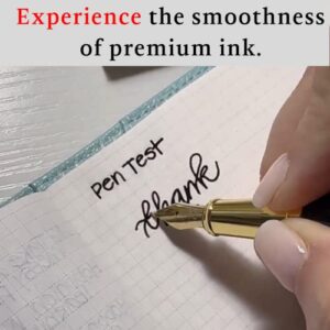 ELLINGTON PENS Fountain Pen Ink Refills - 24 Pack International Standard Size Cartridges - Premium Quality & Non-Toxic - Long-Lasting Ink