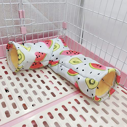 Tunnel Toy Small Pet Right Angle Tunnel Toy Hamster Guinea Pig Ferret Guinea Pig Passage Funny Hamster Corner Hideaway Tunnel for Hamster Guinea Pig Sugar Glider Guinea Pigs Tunnel Tube