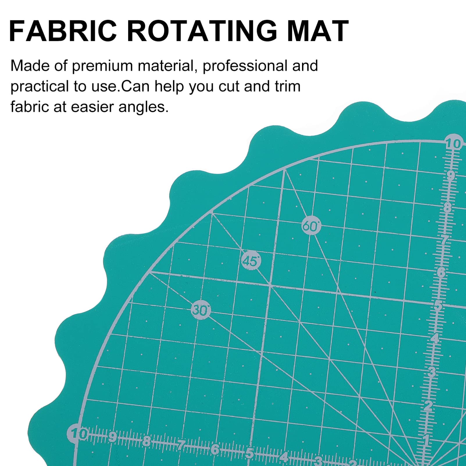 EXCEART Small Fabric Rotary Mat 1PC Cutting Mat Diameter Healing Rotating Cutting Mat Fabric Doing Crafts Sewing Projects Rotating Mat