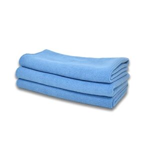 Bass Boat Saver Elite Edgeless Microfiber Cloths 3 Pack - 16" X 16" XL Scratchless Microfiber Cloths - Super Absorbent Marine Reusable Microfiber Towels