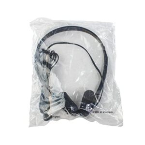 Soundnetic SN09 Disposable Stereo Headphones, Black, Count of 100, Pack of 1