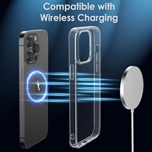 Shamo's Crystal Clear iPhone 14 Pro Case - Slim, Lightweight, and Durable Clear Acrylic Material for Enhanced Protection and Style - Easy to Install and Remove - Compatible with Wireless Charging