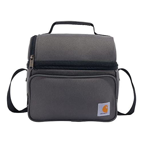 Carhartt Gear B0000304 Insulated 12 Can 2 Compartment Lunch Cooler - One Size Fits All - Gray