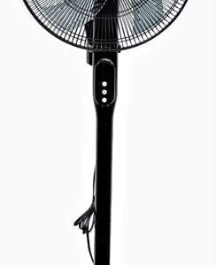 PELONIS 16'' 12-Speed Adjustable Height Quiet Pedestal Fan with Digital Display & Remote Control, PSPF18AR40B (Renewed)