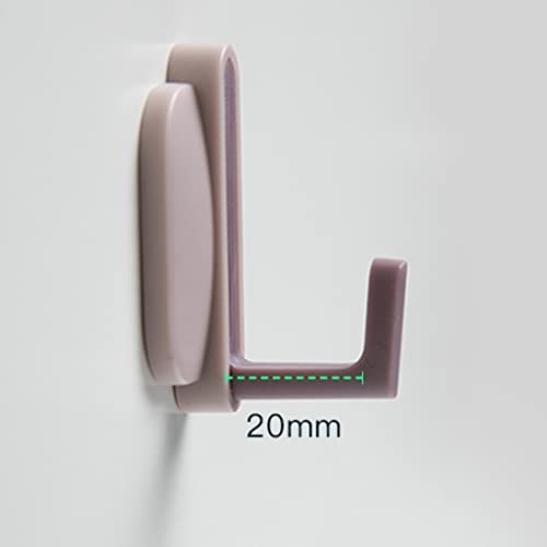 Haiqings Hook up 8pcs/Set of Sticky Wall Hooks Heavy Duty Mini Sticky Hanger Towel Rack Clothes Rack Home Kitchen Bathroom Office (Color : Multi-Colored) jiangyu1994 (Color : Multicolored)