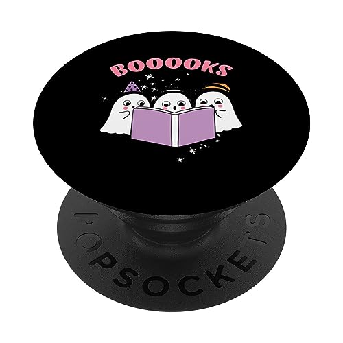 Cute Ghosts Reading Book | Boooks | Read PopSockets Standard PopGrip