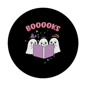 Cute Ghosts Reading Book | Boooks | Read PopSockets Standard PopGrip