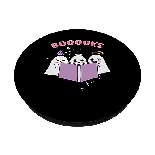 Cute Ghosts Reading Book | Boooks | Read PopSockets Standard PopGrip