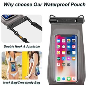 Waterproof Phone Pouch Up to 6.9", Floating Dry Bag for iPhone 13 12 11 Pro Galaxy S22 S21 Waterproof Case Large Capacity Sunscreen Glasses Storage Dry Bag for Swimming Rafting (Patented Product)